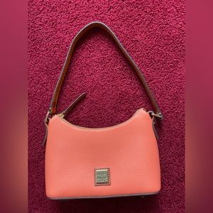 Dooney & Bourke Pebble Leather Baguette Bag